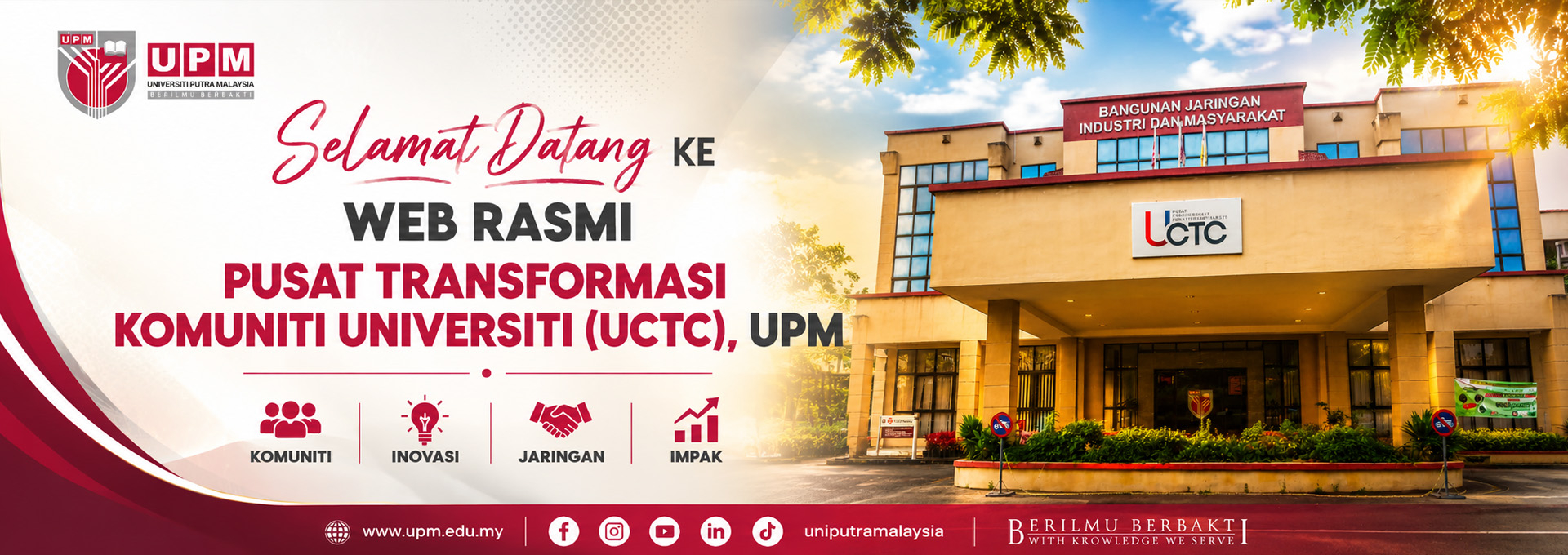 SELAMAT DATANG KE WEB UCTC